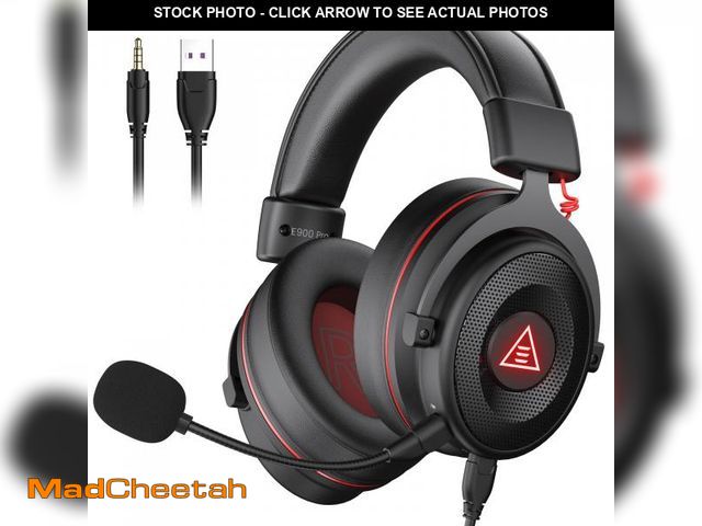 Lot 74-12306004 - EKSA E900 Pro USB Gaming Headset for PC - Computer Headset with Detachable Noise Cancelling Mic, 7.1...