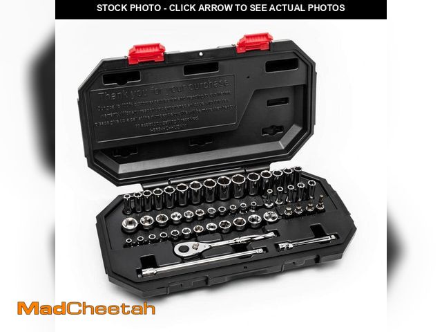 Lot 74-13691760 - Husky 1/4 in. Drive Mechanics Tool Set (50-Piece) - UNUSED