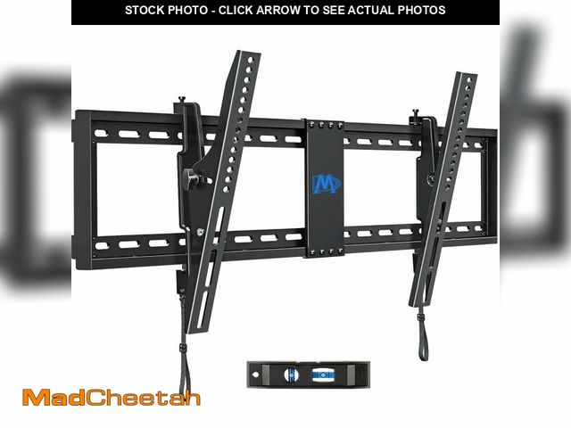 Lot 74-14429577 - Mounting Dream TV Wall Mount for 42-86" TVs, Tilting TVs Mount with Level Adjustment Fits 16", 18", ...
