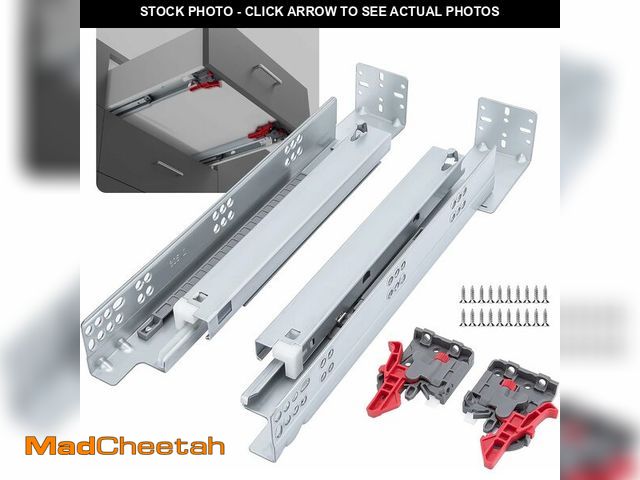 Lot 74-13696882 - LONTAN Undermount Soft Close Drawer Slides 21 Inch Hidden Bottom Mount Full Extension Cabinet Rails ...