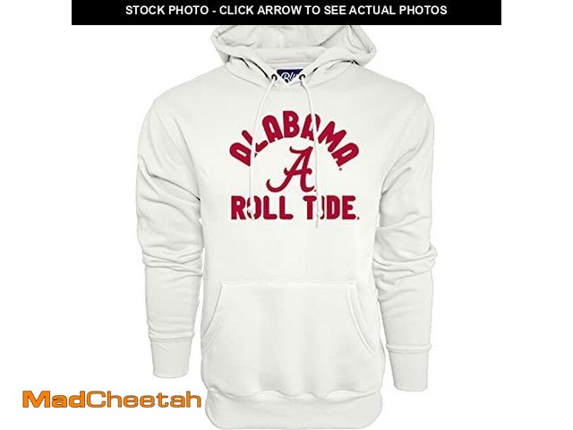 Lot 74-7423963 - Blue 84 Men's Alabama Crimson Tide Hoodie Line Up Secondary Color, White, Large - UNUSED