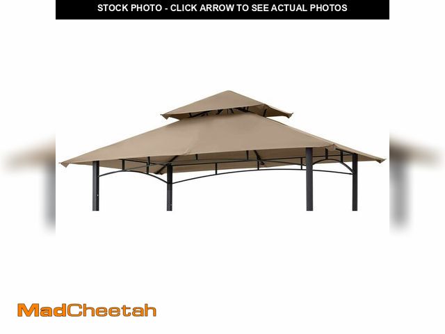 Lot 74-14299535 - MASTERCANOPY Grill Gazebo Replacement Canopy Top for Model L-GG001PST-F (Beige) - UNUSED