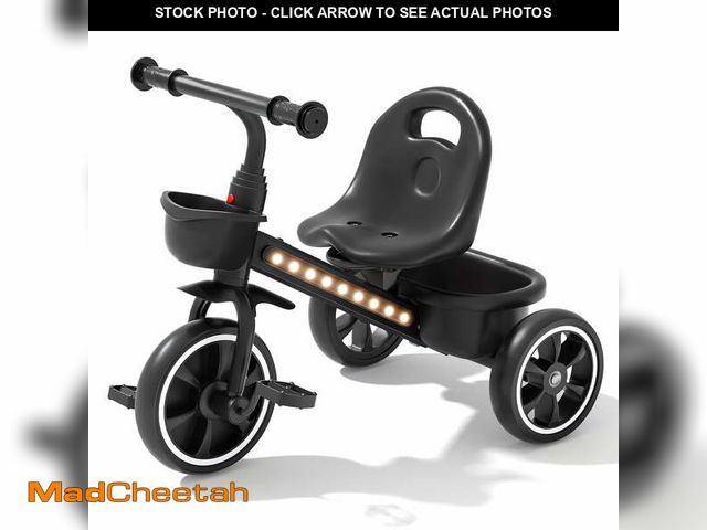 Lot 74-12669075 - JoyStone Toddler Tricycle for Ages 1-4 Years, Kids Trike Toddler Bike with Cool Lights, Adjustable S...