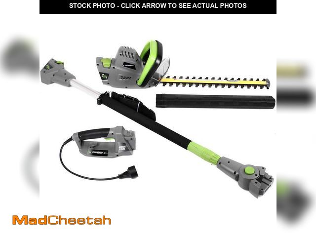 Lot 74-13778779 - Earthwise 2 in 1, 18 in. 4.5 Amp Electric Multi-Tool Pole/Hedge Trimmer - UNUSED