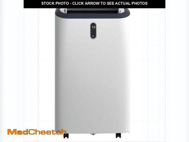 Lot 74-14222654 - COWSAR 14,000 (10,000 BTU DOE) 115-Volt Portable Air Conditioner Cools 470 sq. ft. with Remote in Wh...