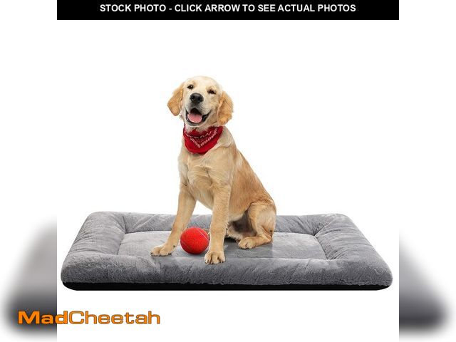Lot 74-14058633 - Dog Beds Crate Pad for Medium/Large Dogs Fit Metal,Ultra Soft, Washable &amp; Anti-Slip Kennel Pad f...