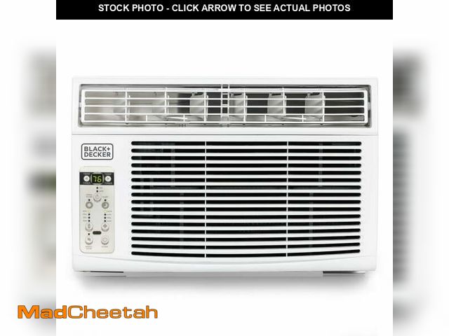 Lot 74-14352023 - BLACK+DECKER 8,000-BTU 4-Speed Electronic Window Air Conditioner with Remote, BD08WT6 - UNUSED