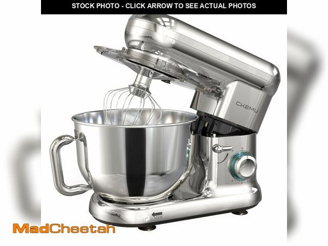 Lot 74-12863914 - CKEMU Stand Mixer | Powerful 660W Motor | Large 6.5 Qt. Bowl | 6-Speed Control | Dishwasher-Safe Att...