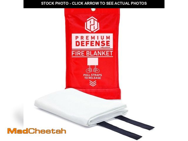 Lot 74-12675901 - Premium Defense 40 in. x 40 in. Fire Blanket with Storage Bag (2-Pack) - UNUSED