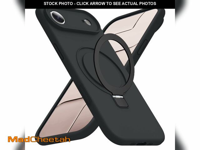 Lot 74-12705781 - SKYLMW Compatible with iPhone 17 Air Case with Magnetic Invisible Stand Compatible with Mag-Safe Mil...