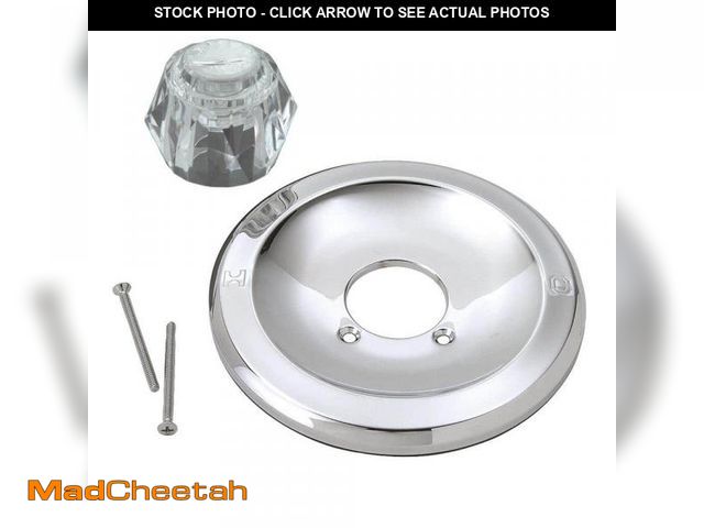 Lot 74-10209774 - (MISSING HARDWARE)Delta 1-Handle Knob Wall Mount Valve Trim in Chrome (Valve Not Included) - UNUSED