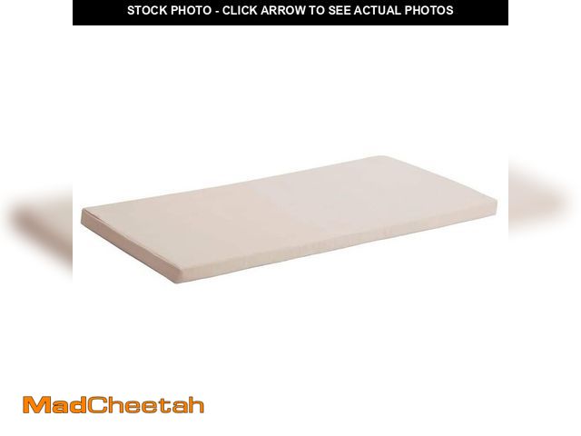 Lot 74-14113017 - *DIRTY* StyleWell Rectangular Outdoor Bench Cushion in Putty *DIRTY*  - USED