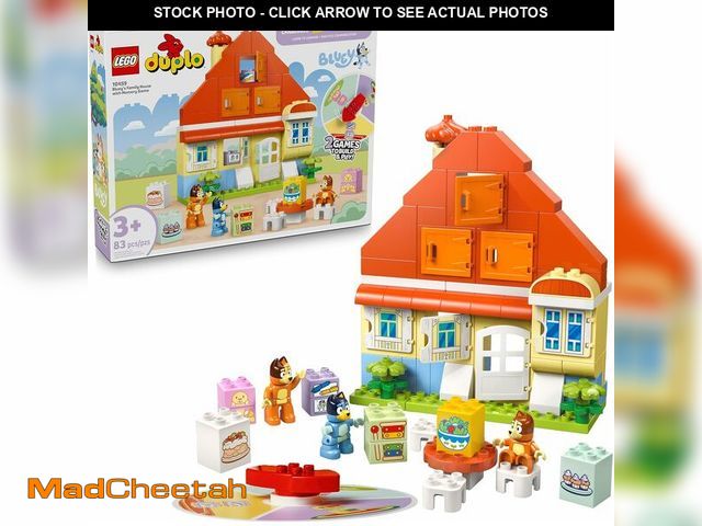Lot 74-14358544 - LEGO DUPLO Bluey: Bluey's Family House with Memory Game - Toddler Toy for Kids Ages 3+ - Memory Game...