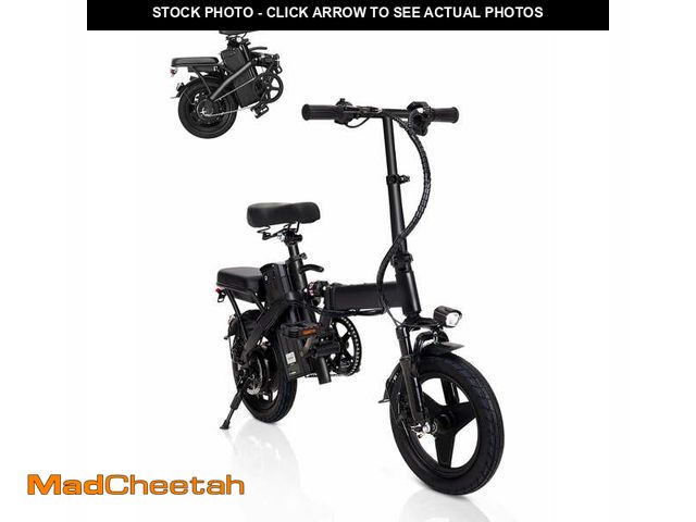 Lot 74-12981874 - 14" A1 Electric Bike Easy Folding, Commuter Electric Bicycle for Adult, City E-Bike Peak 500W Motor,...