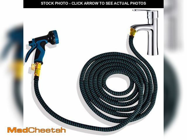 Lot 74-14382618 - Lotoo Sink Hose Attachment for Faucet with 7 Adapters, 25 FT Indoor Faucet Hose for Kitchen Sink or ...
