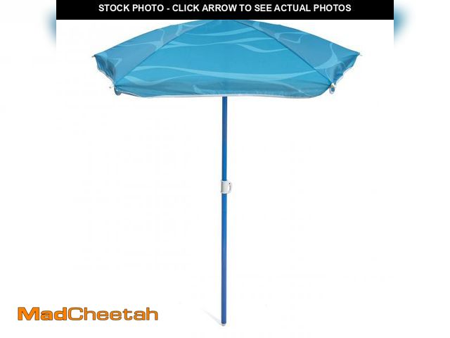 Lot 74-12483133 - Step2 42-Inch Blue Wave Umbrella, Kids Shade Umbrella, For Any Outdoor Activity - UNUSED