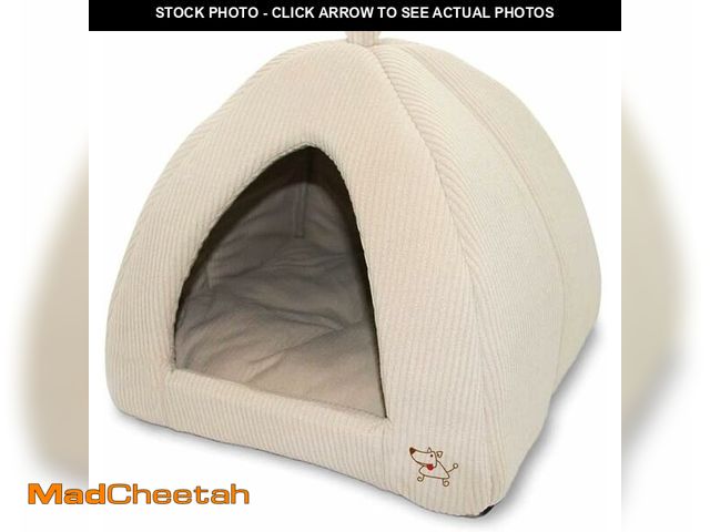 Lot 74-14304646 - Best Pet Supplies Cat Bed for Indoor Cat, Domed Tent House with Removable Pillow, Covered Cat Cave f...