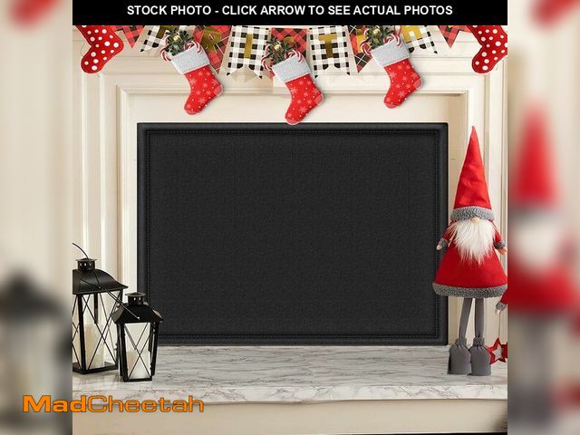 Lot 74-13471968 - Fireplace Blocker Blanket Stops Heat Loss, Magnetic Fireplace Draft Stopper, Fire Place Draft Cover ...