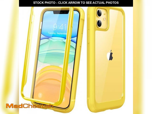 Lot 74-11548810 - Diaclara Compatible with iPhone 11 Case, Full Body Rugged with Built-in Touch Sensitive Anti-Scratch...