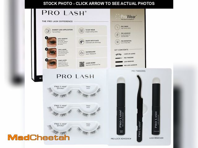 Lot 74-12716212 - Pro Lash ProWear Starter Lash Clusters Kit - Easiest to Apply Lashes - 10-Day Cluster Eyelash Extens...
