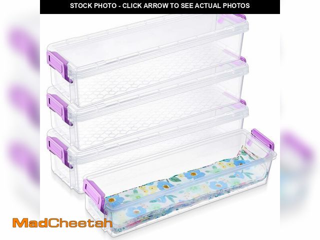 Lot 74-14273172 - Tioncy 4 Purple Fabric Strip Case Jelly Cotton Fabric Patchwork Roll Storage Case Bulletin Board Bor...