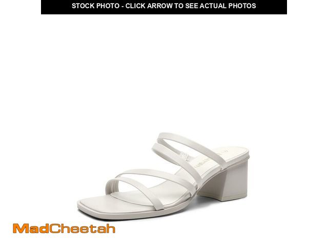 Lot 74-14208047 - DREAM PAIRS Women's Strappy Heels Block Open Toe Low Heel Chunky Mules Sandals Dress Shoes SDHS2370W...
