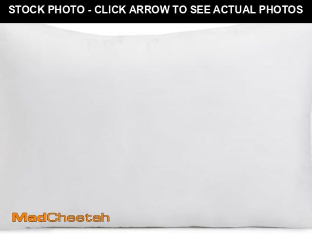 Lot 74-12509944 - Basics Down Alternative Bed Pillow, Medium Density for Back and Side Sleepers, Queen - Pack of 2, Wh...
