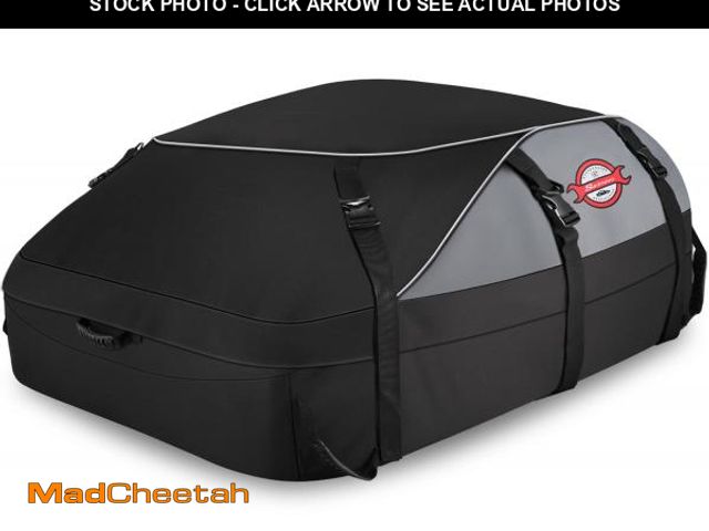 Lot 74-11556253 - Sailnovo Car Rooftop Cargo Carrier Roof Bag, 20 Cubic feet Waterproof Roof Cargo Carrier fit car Wit...