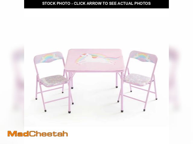 Lot 74-14352851 - Little Nest 3 Piece Unicorn Table And Chair Set - UNUSED