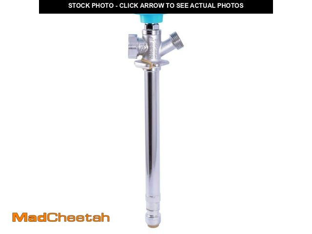 Lot 74-14223527 - SharkBite 1/2 in. Push-to-Connect x 3/4 in. MHT x 8 in. Brass Anti-Siphon Frost Free Sillcock Valve ...