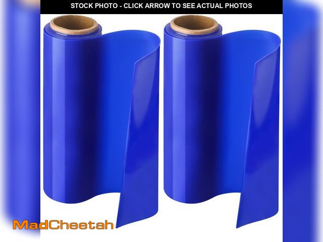 Lot 74-14273337 - Treela 2 Rolls Non Slip Material Roll, 8 Inch x 3.25 ft Silicone Roll Cut to Size Blue Non Slip Mat ...