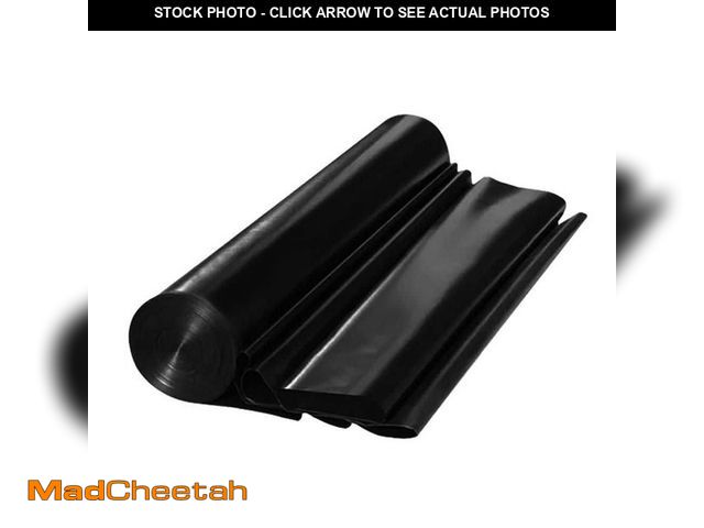 Lot 74-14468689 - Wellco 7 x 10 ft. HDPE Pond Liner, 20 MIL for Fish Ponds, Water Features, Fountains and Water Garden...