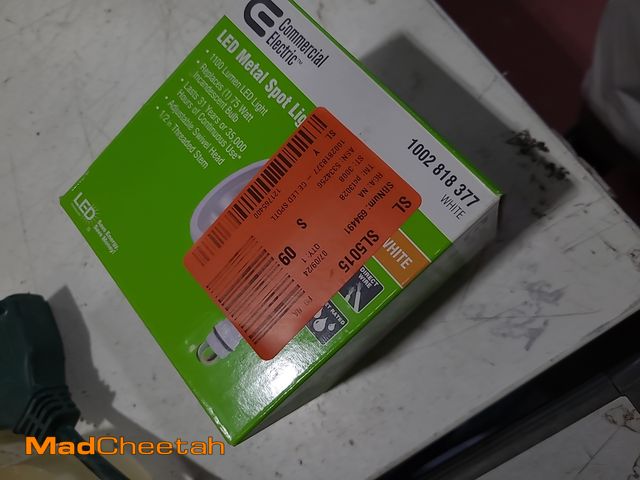 Lot 74-12485751 - Commercial Electric 14-Watt Hardwired White LED Landscape Flood Light Metal Spot Light, 1100 Lumens ...