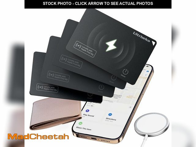 Lot 74-14053937 - Ultrbeka Wallet Tracker Card IP68 Waterproof Bluetooth Tracker for Wallets, Passport, Work with Appl...
