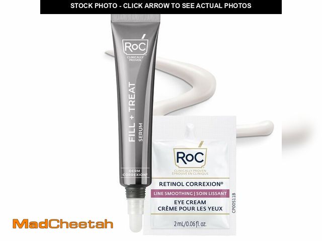 Lot 74-14431308 - RoC Derm Correxion Fill + Treat Advanced Retinol Serum, Wrinkle Filler Treatment with Hyaluronic Aci...