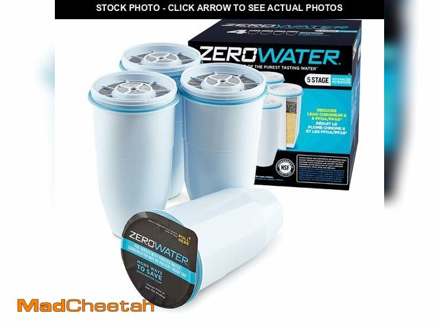 Lot 74-12699734 - Culligan ZeroWater Official Replacement Filter - 5-Stage 0 TDS Filter Replacement - System IAPMO Cer...