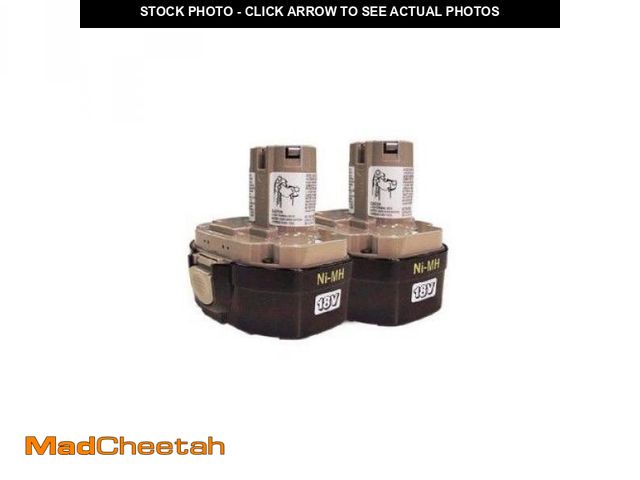 Lot 74-12471172 - 18V Ni-MH 2.6 Ah Battery 1834, Pod Style (2-Pack) - UNUSED