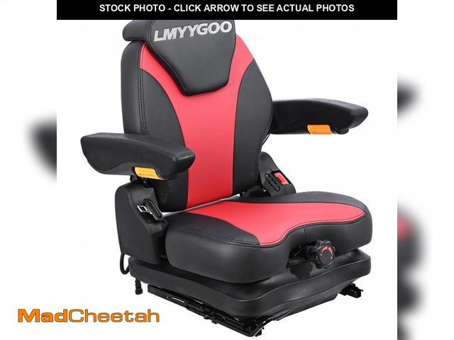 Lot 74-12240684 - Universal Lawn Mover Seat, Zero Turn Mower Suspension Seat,Highback Low Suspension Forklift Seat wit...