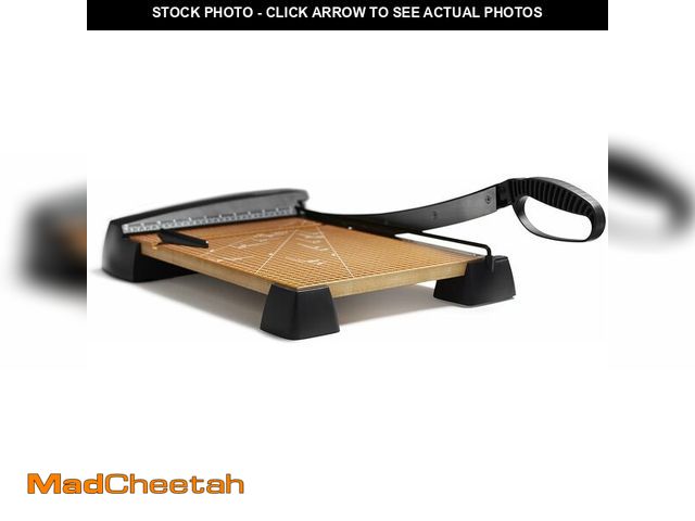 Lot 74-13734097 - X-ACTO Heavy Duty Wood Guillotine Paper Trimmer, 15" Cutting Surface - Durable, Precise, Designed fo...