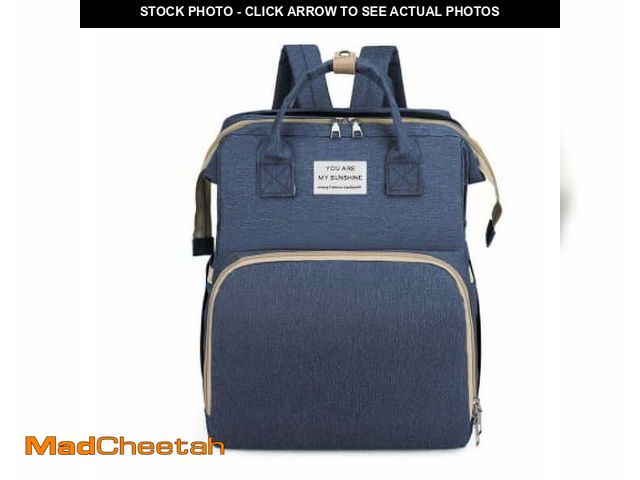 Lot 74-12549044 - Portable Multi-function Foldable Crib Mummy Bag Large Capacity Diaper Bag Backpack Changing Bags Tra...