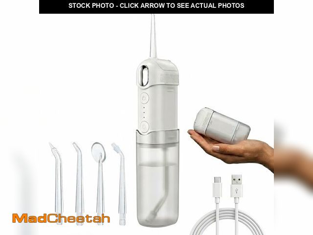 Lot 74-14146070 - Collapsible Portable Water Flosser for Teeth - Mini Pocket-Sized Travel Oral Irrigator for Women &am...