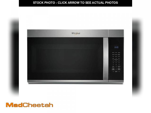 Lot 74-12255855 - Whirlpool 30 in. 1.9 cu. ft. Over-the-Range Microwave in Stainless Steel with Sensor Cooking - UNUSE...