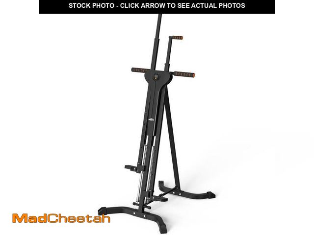Lot 74-12494393 - Vertical Climber Exercise Machine for Home Gym with 4 Metal Guide Rails Folding Exercise Climber Car...