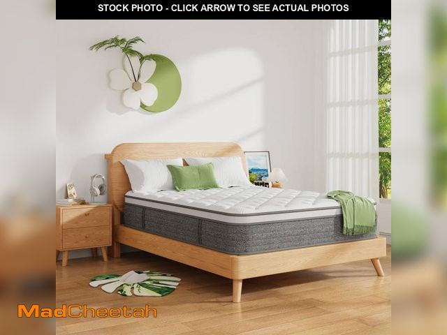 Lot 74-12482604 - 12 inch Queen Mattress in a Box, Medium, Upgrade Individual Pocket Spring, Motion Isolation, Pressur...