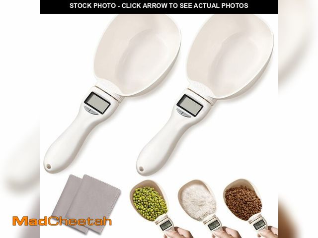 Lot 74-13957058 - 2pcs Digital Measuring Spoon,Digital Measuring Cup with LCD Screen Display, Digital Food Spoon Scale...