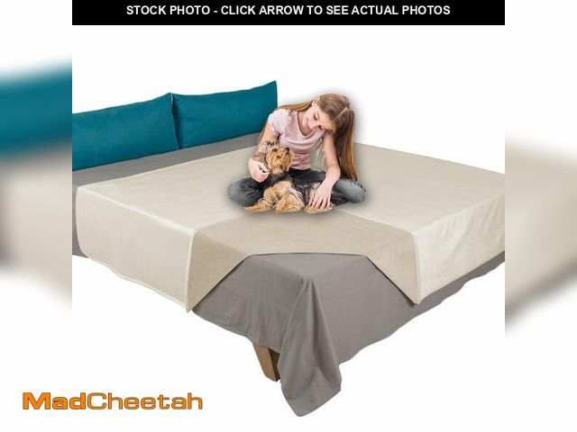 Lot 74-12600212 - Ameritex Pet Bed Blanket Reversible 100% Waterproof Velvet Super Soft for Sofa and Bed (52x82 Inches...