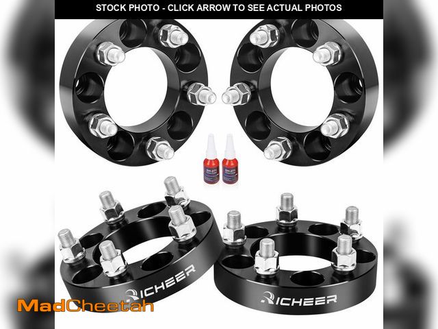 Lot 74-14064102 - Richeer 5x4.5 Wheel Spacers for YJ TJ XJ KJ KK ZJ Wrangler Explorer Mustang Edge Ranger, 4PCS 1 inch...