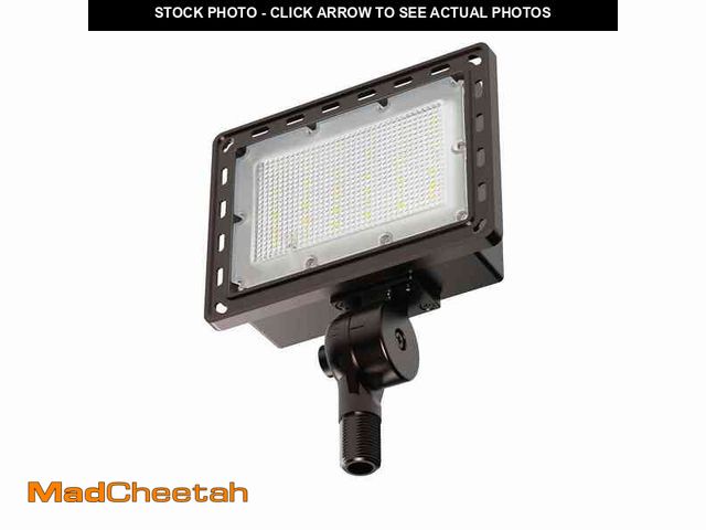 Lot 74-12868969 - Feit Electric 1000/2000/3000 Lumen Select Integrated LED Bronze Dusk to Dawn Commercial Ground/Wall ...