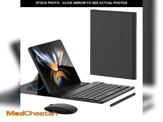 Lot 74-13550029 - voppton for Samsung Galaxy Z Fold 7 6 5 Keyboard and Mouse, Portable Mini 7.9 inch Bluetooth Keyboar...