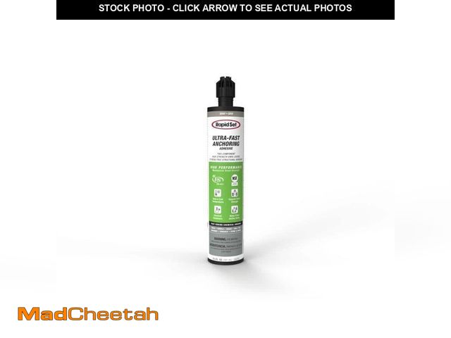 Lot 74-14276712 - Rapid Set 9.5 fl. oz. Ultra-Fast Anchoring Adhesive in Gray - UNUSED